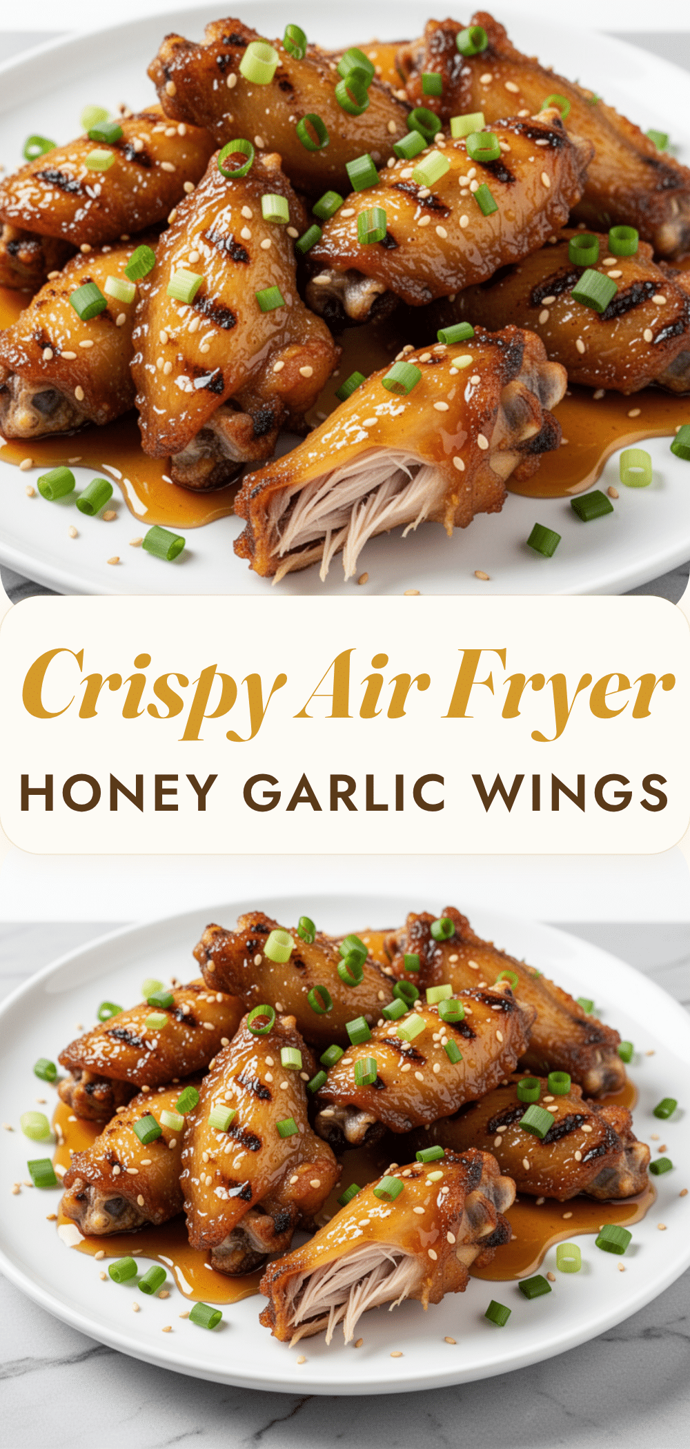 Game Day Crispy Air Fryer Chicken Wings: Best Honey Garlic Glaze 5 Air Fryer Chicken Wings recipe
