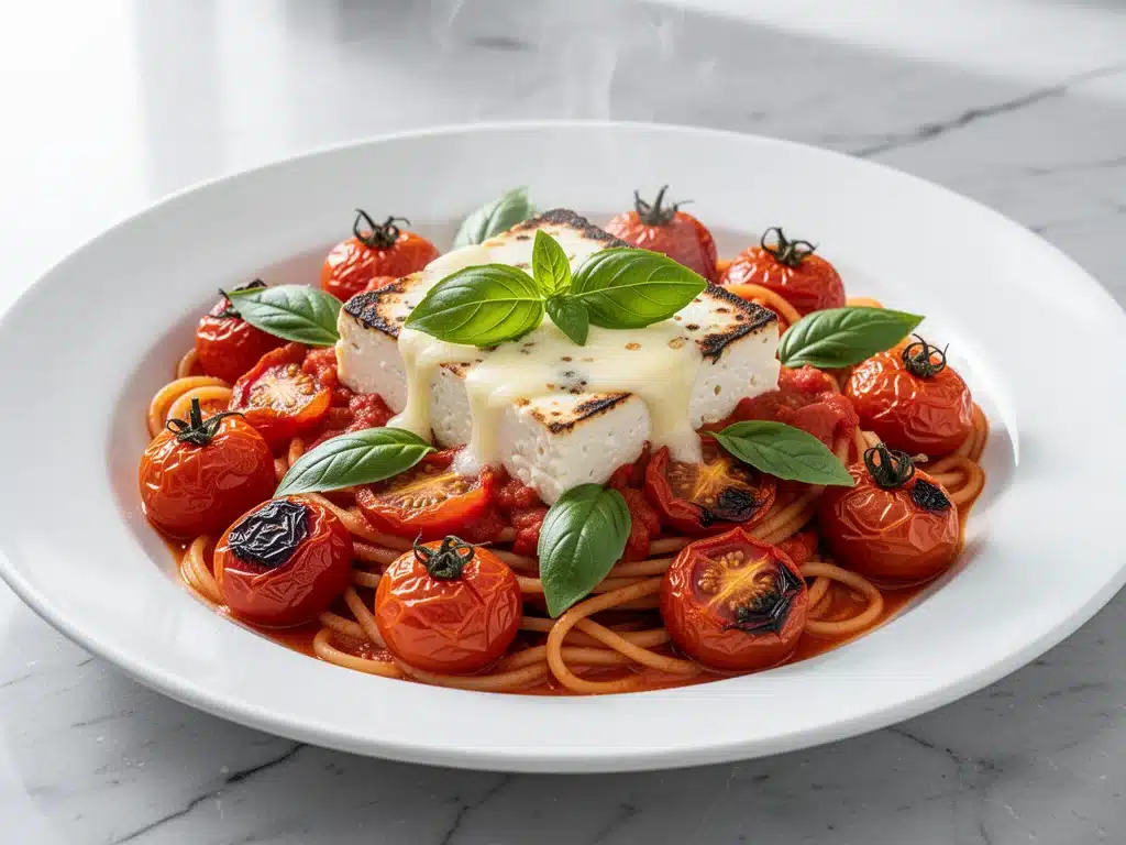 baked feta pasta - featured image