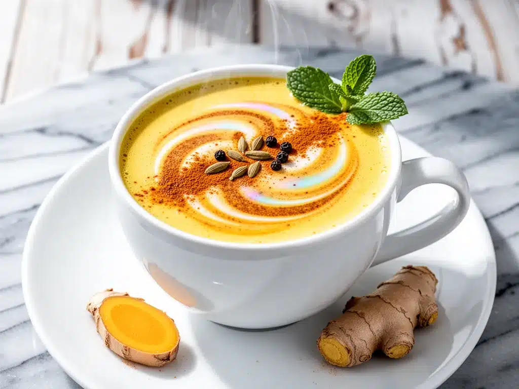 Chai Spiced Golden Milk Latte: Easy 5-Minute Recipe 4 chai spiced golden milk latte preparation steps