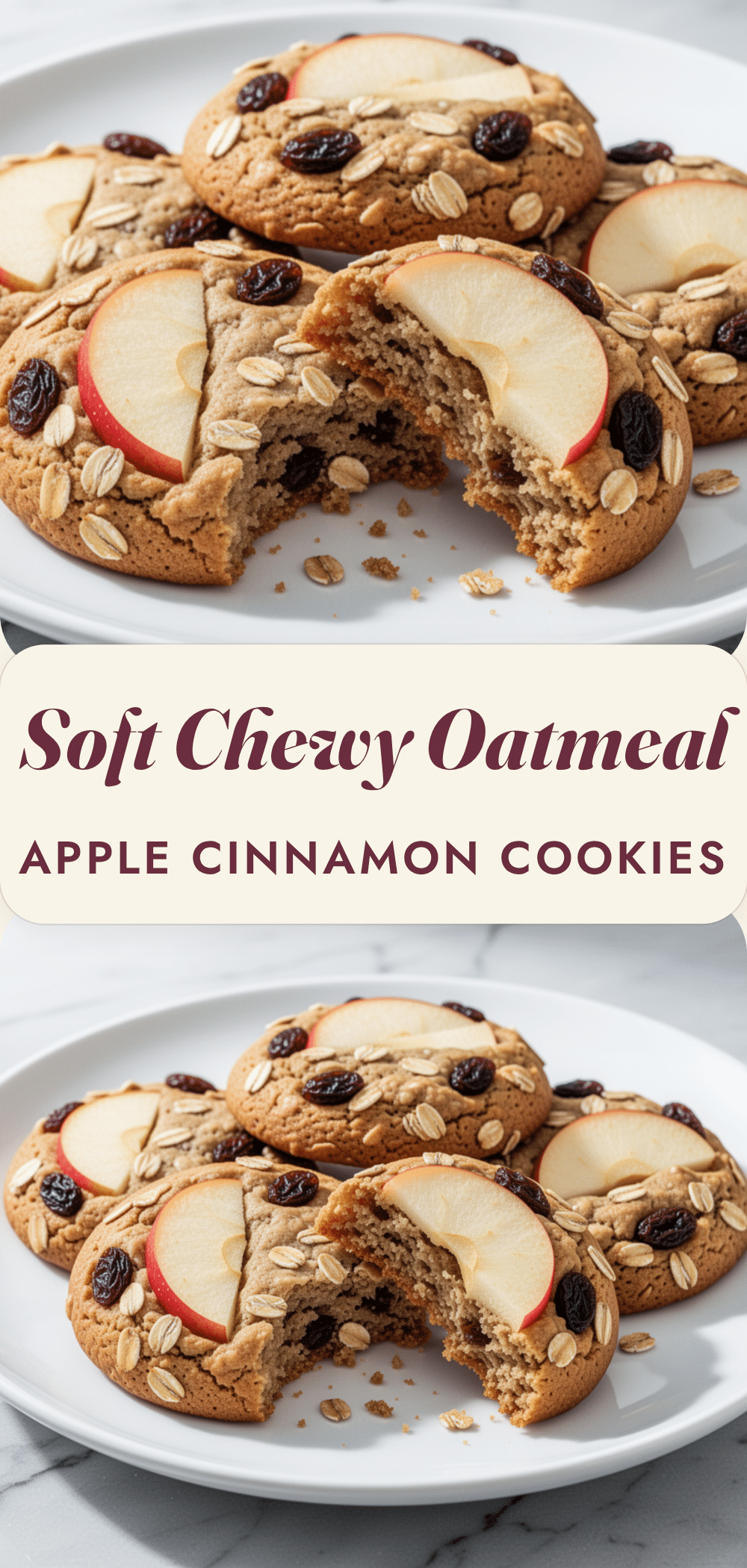 Chewy Oatmeal Apple Cookies: Best Easy Cinnamon Raisin Recipe 5 chewy oatmeal apple cookies recipe