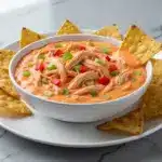 creamy buffalo chicken dip - featured image