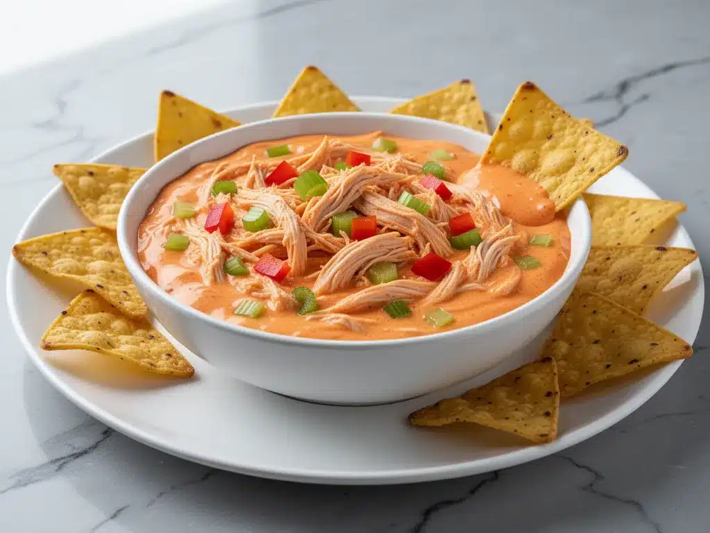 Creamy Buffalo Chicken Dip: 5-Step Easy Game Day Recipe 4 creamy buffalo chicken dip preparation steps