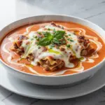 creamy lasagna soup - featured image