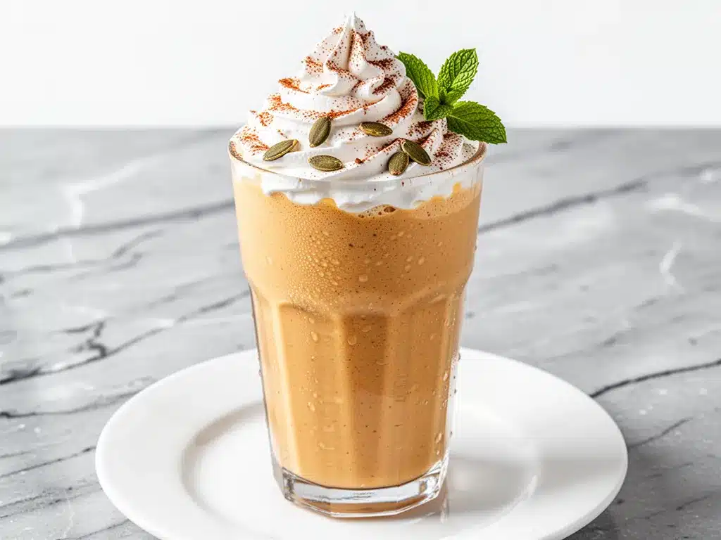 Creamy Maple Pumpkin Milkshake: 5 Ingredients 4 creamy maple pumpkin milkshake preparation steps