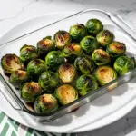 crispy air fryer Brussels sprouts - featured image