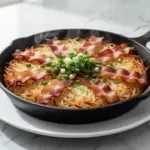 Crispy Hash Brown Breakfast Skillet with Bacon - featured image
