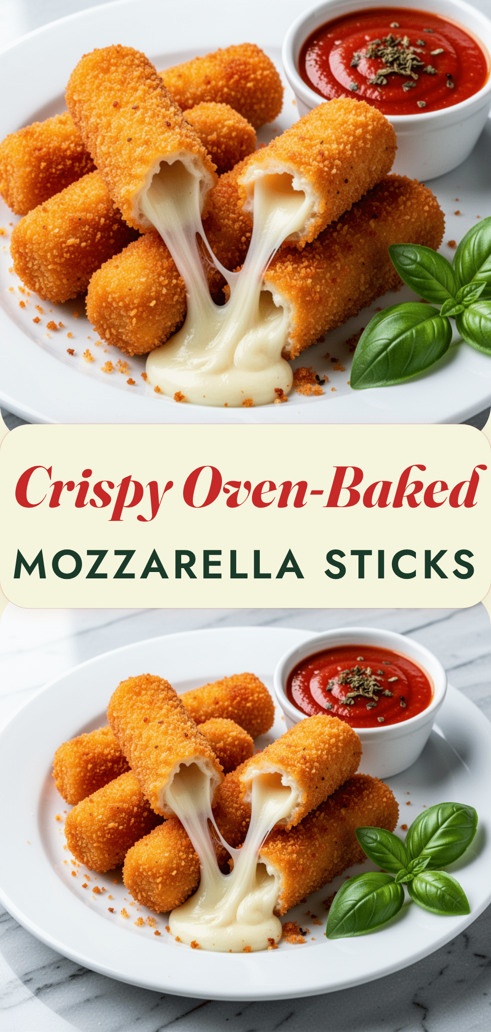 Crispy Oven-Baked Mozzarella Sticks: Easy Homemade Recipe 5 crispy oven-baked mozzarella sticks recipe