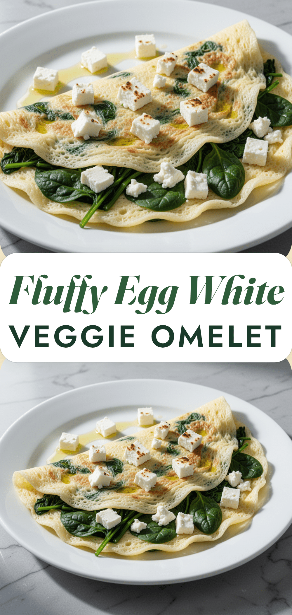 Fluffy Egg White Veggie Omelet: Easy Low-Cal Breakfast 5 Fluffy Egg White Veggie Omelet recipe