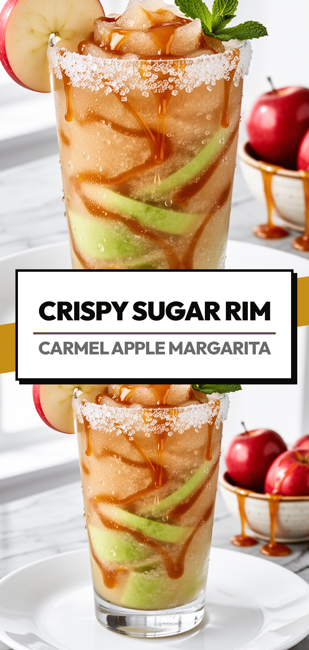 Frozen Caramel Apple Margarita: Easy 3-Ingredient Cocktail 5 frozen caramel apple margarita recipe