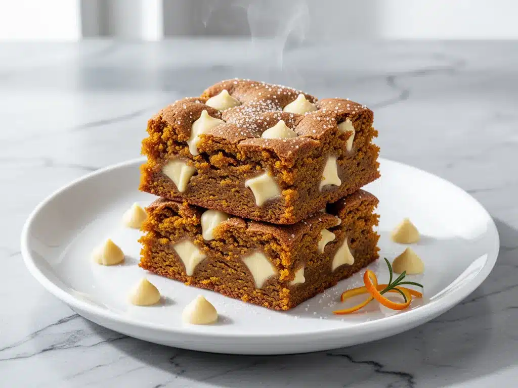 Fudgy Brown Butter Pumpkin Blondies with White Chocolate 4 fudgy brown butter pumpkin blondies preparation steps
