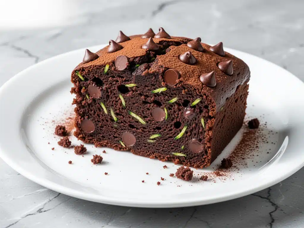 fudgy chocolate zucchini bread - featured image