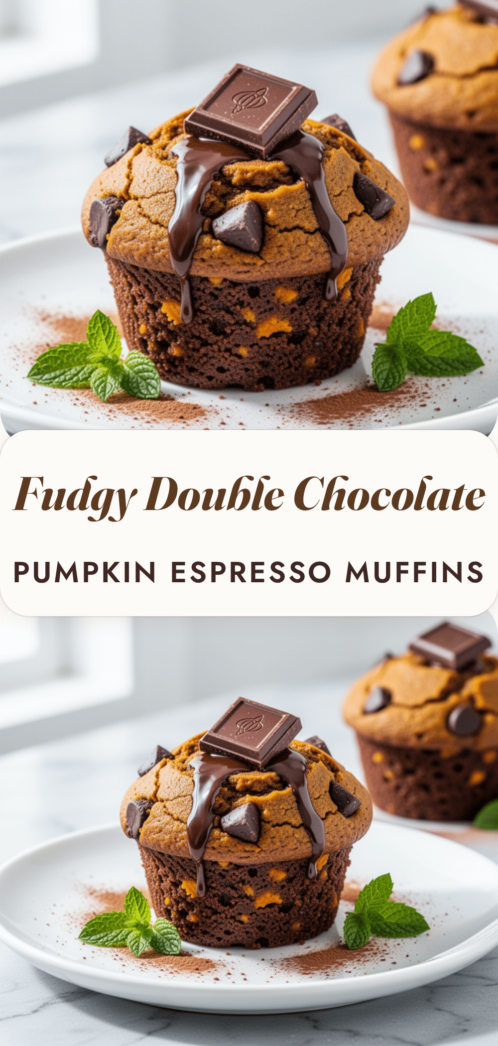 Fudgy Double Chocolate Pumpkin Espresso Muffins: Best Easy Recipe 5 fudgy double chocolate pumpkin espresso muffins recipe