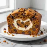 fudgy pumpkin chocolate chip bread - featured image