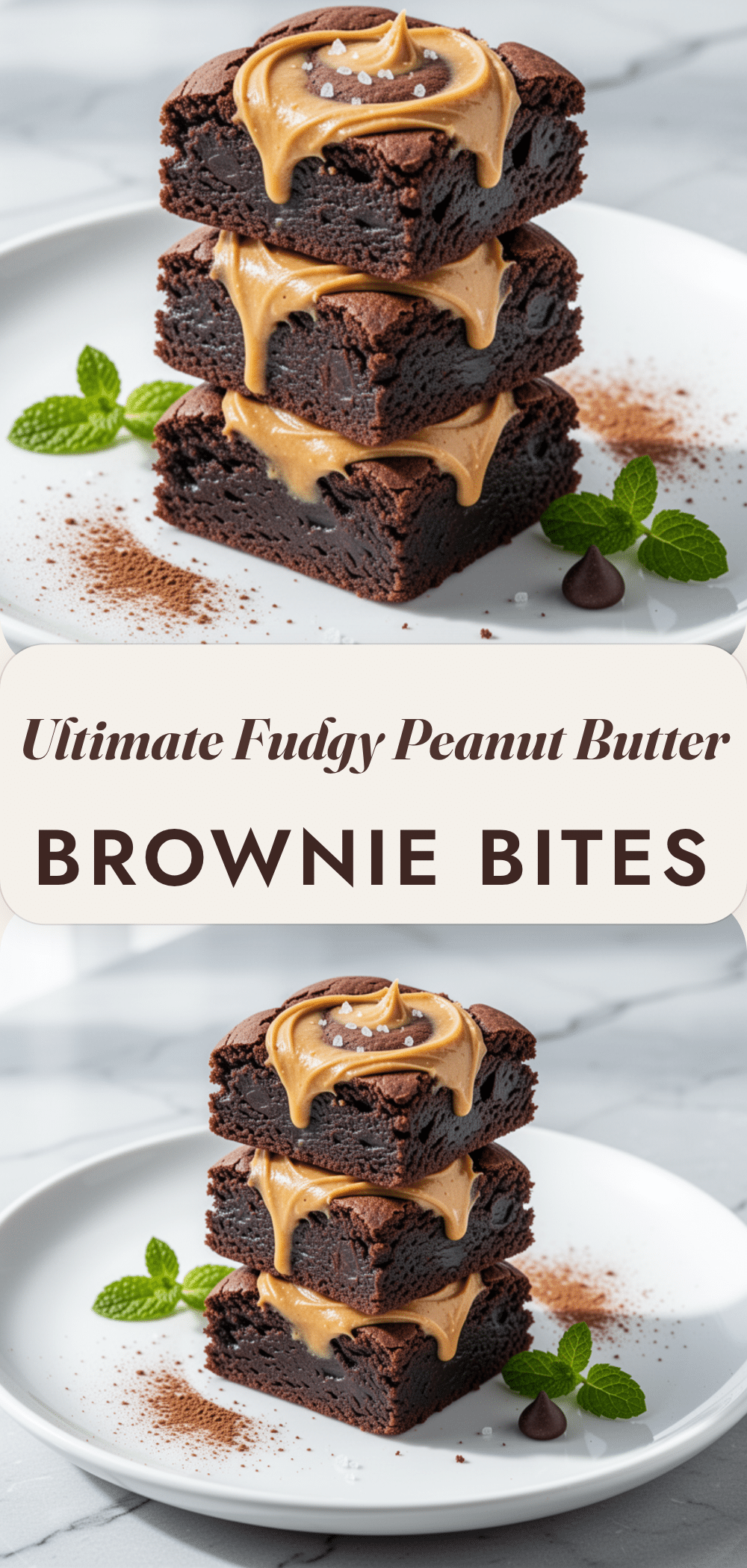 Game Day Fudgy Peanut Butter Brownie Bites: 10 Easy Bite-Sized Treats 5 Game Day Fudgy Peanut Butter Brownie Bites recipe