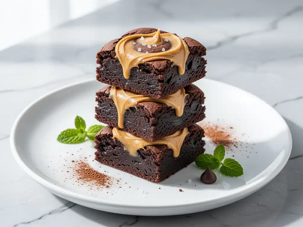 Game Day Fudgy Peanut Butter Brownie Bites - featured image