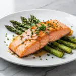 gluten-free honey garlic salmon - featured image