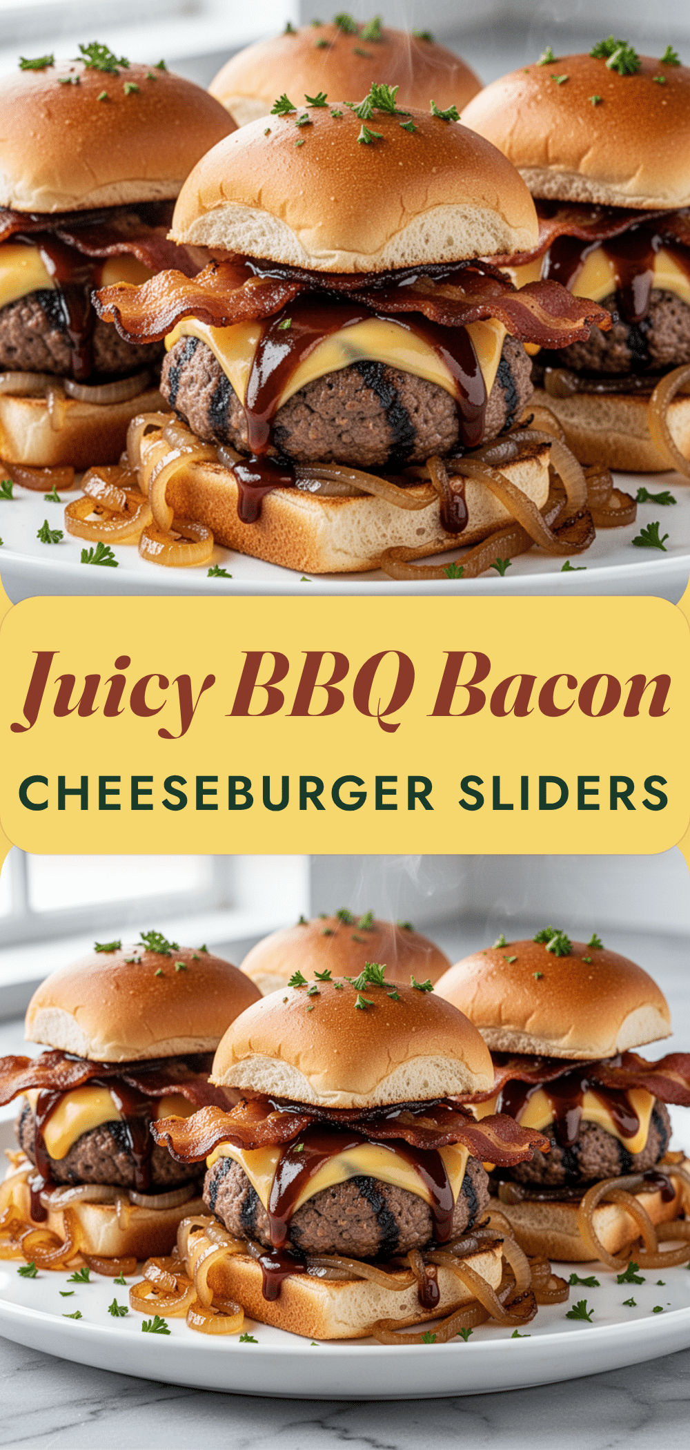 Grilled BBQ Bacon Cheeseburger Sliders: 10 Easy Party Bites 5 Grilled BBQ Bacon Cheeseburger Sliders recipe