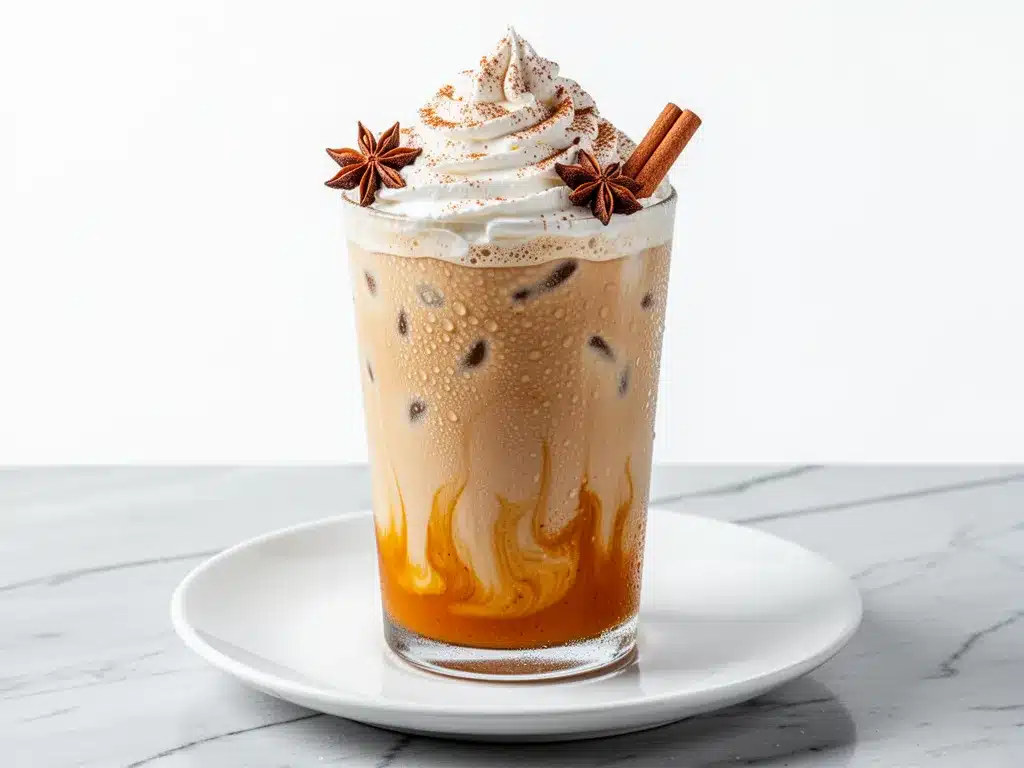Creamy Iced Pumpkin Spice Latte: Best Homemade Syrup 4 iced pumpkin spice latte preparation steps