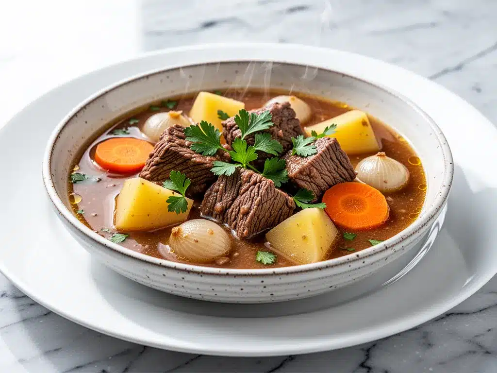 Instant Pot Beef Stew: Easy & Tender Root Veggies 4 Instant Pot Beef Stew preparation steps