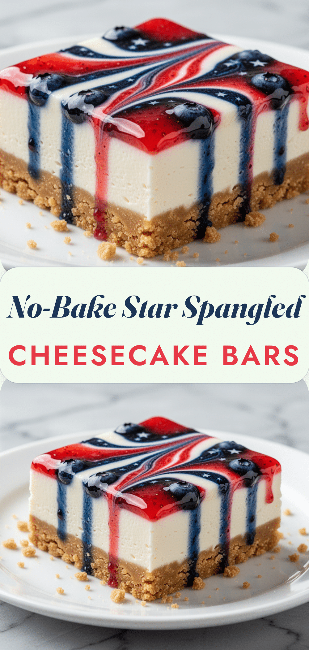 Labor Day No-Bake Star Spangled Cheesecake Bars: Easy & Perfect 5 Labor Day No-Bake Star Spangled Cheesecake Bars recipe