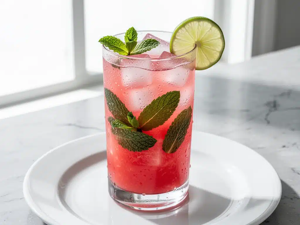Labor Day Watermelon Mint Cooler - featured image