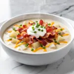 loaded baked potato soup - featured image