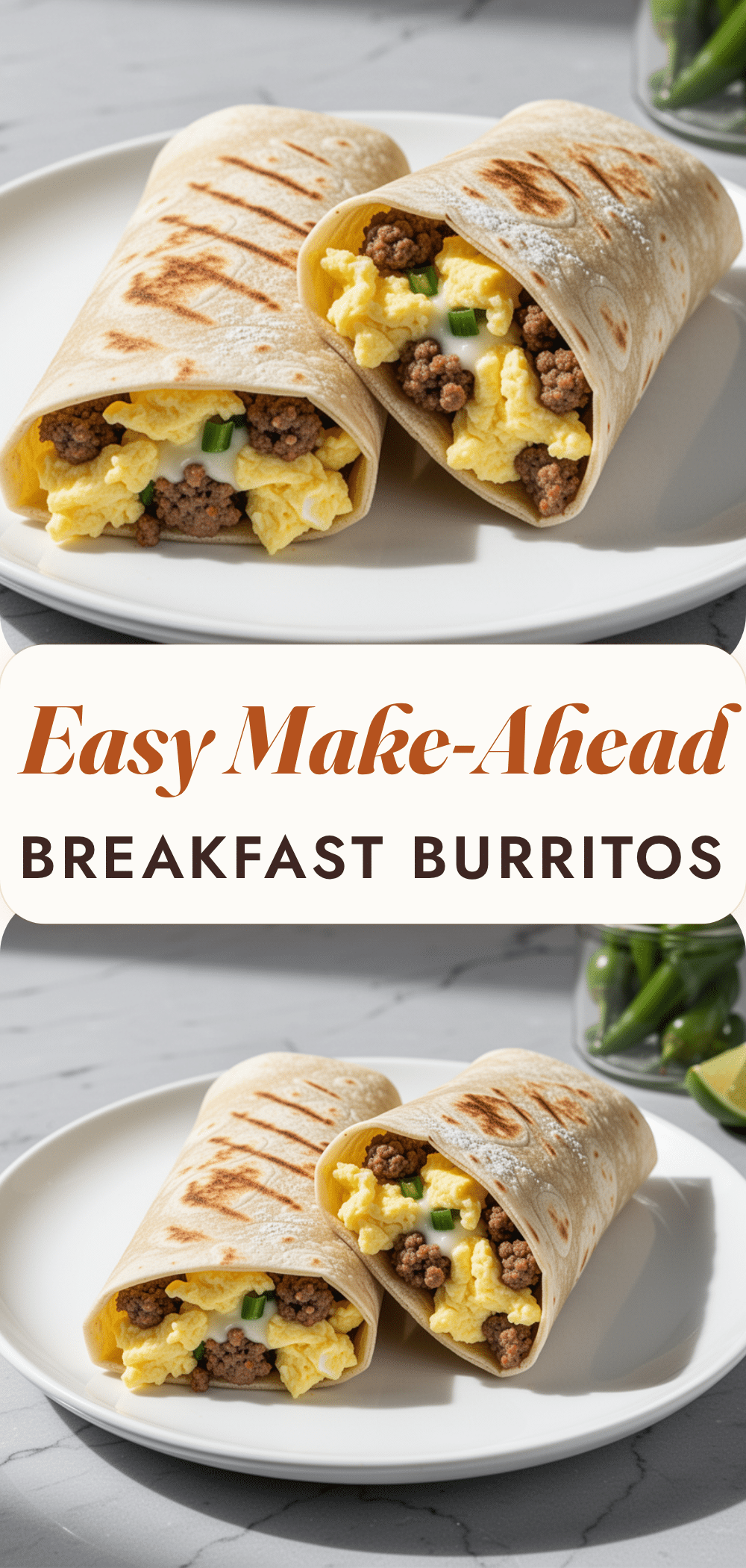 Make-Ahead Breakfast Burritos: 5-Step Easy Meal Prep 5 make-ahead breakfast burritos recipe