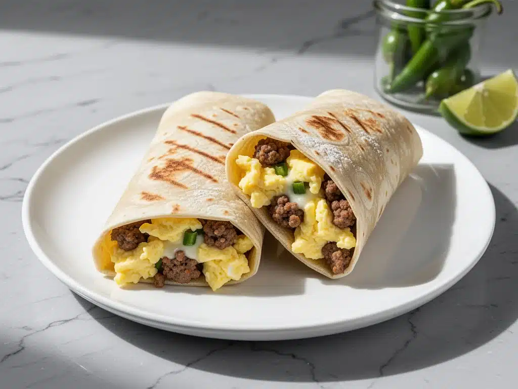 make-ahead breakfast burritos - featured image
