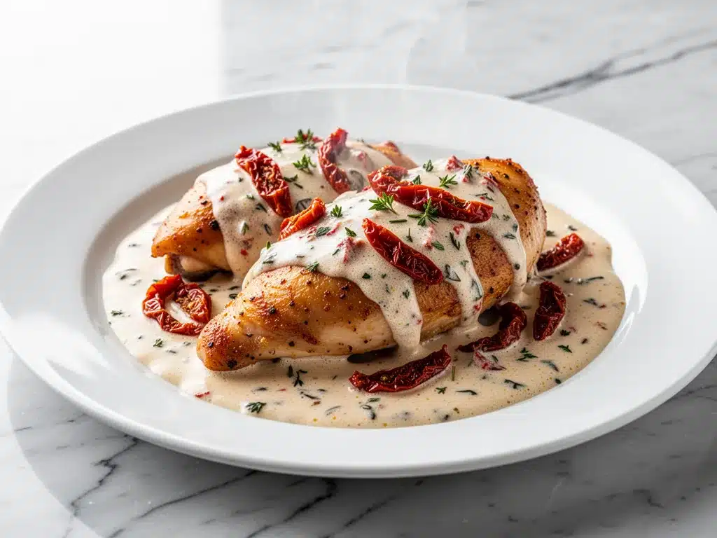 Marry Me Chicken: Best 15-Min Creamy Sun-Dried Tomato Pasta 4 Marry Me Chicken preparation steps