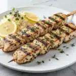 Mediterranean Lemon Herb Grilled Chicken Skewers - featured image