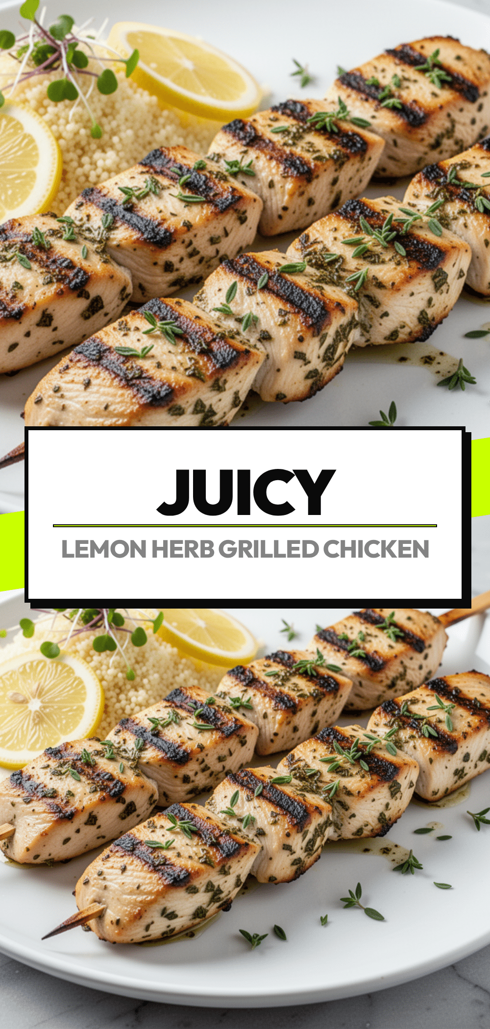 Mediterranean Lemon Herb Grilled Chicken Skewers: Easy Summer Recipe 5 Mediterranean Lemon Herb Grilled Chicken Skewers recipe
