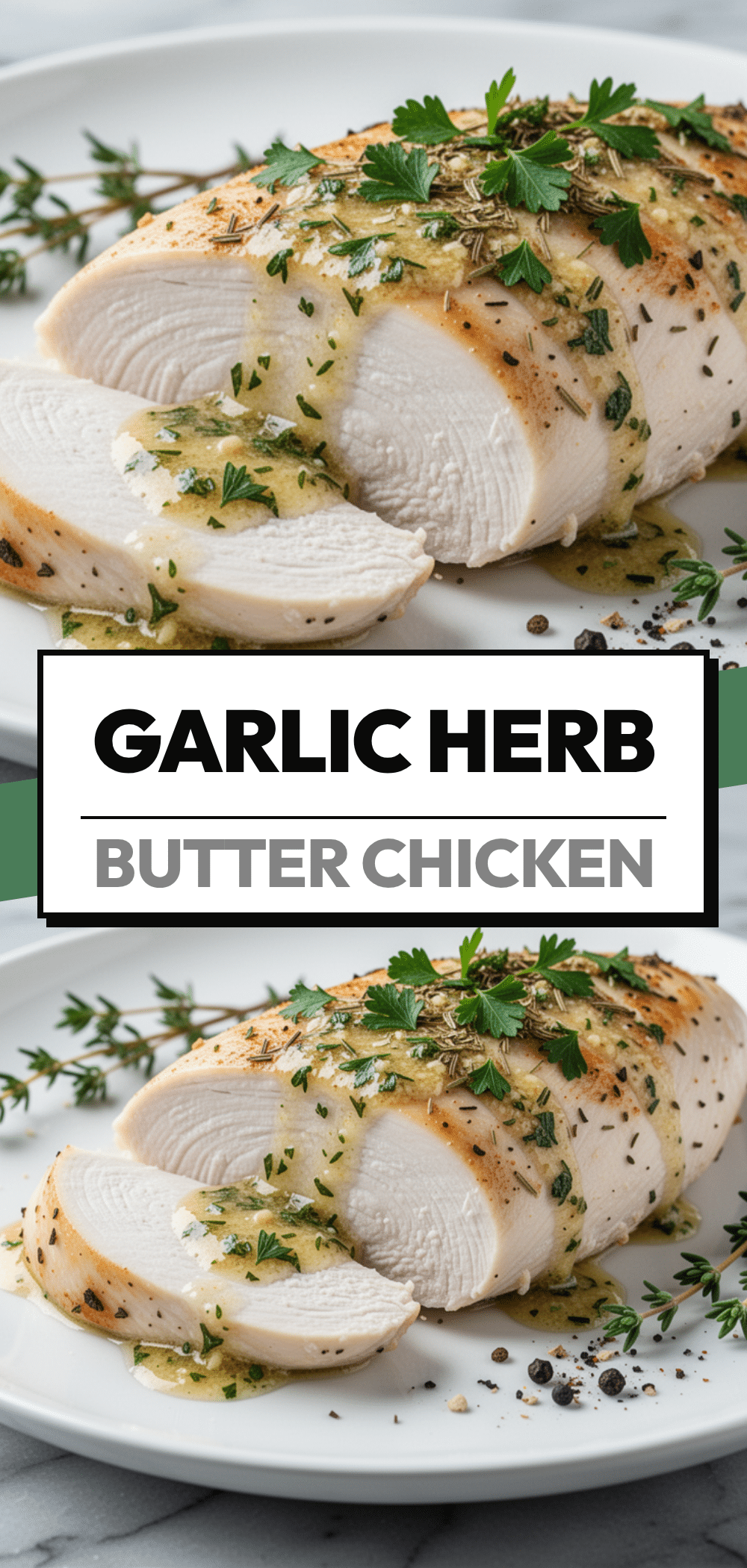 Never-Dry Oven-Baked Chicken Breast: Easy Garlic Herb Butter 5 never-dry oven-baked chicken breast recipe