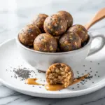 no-bake peanut butter energy balls - featured image