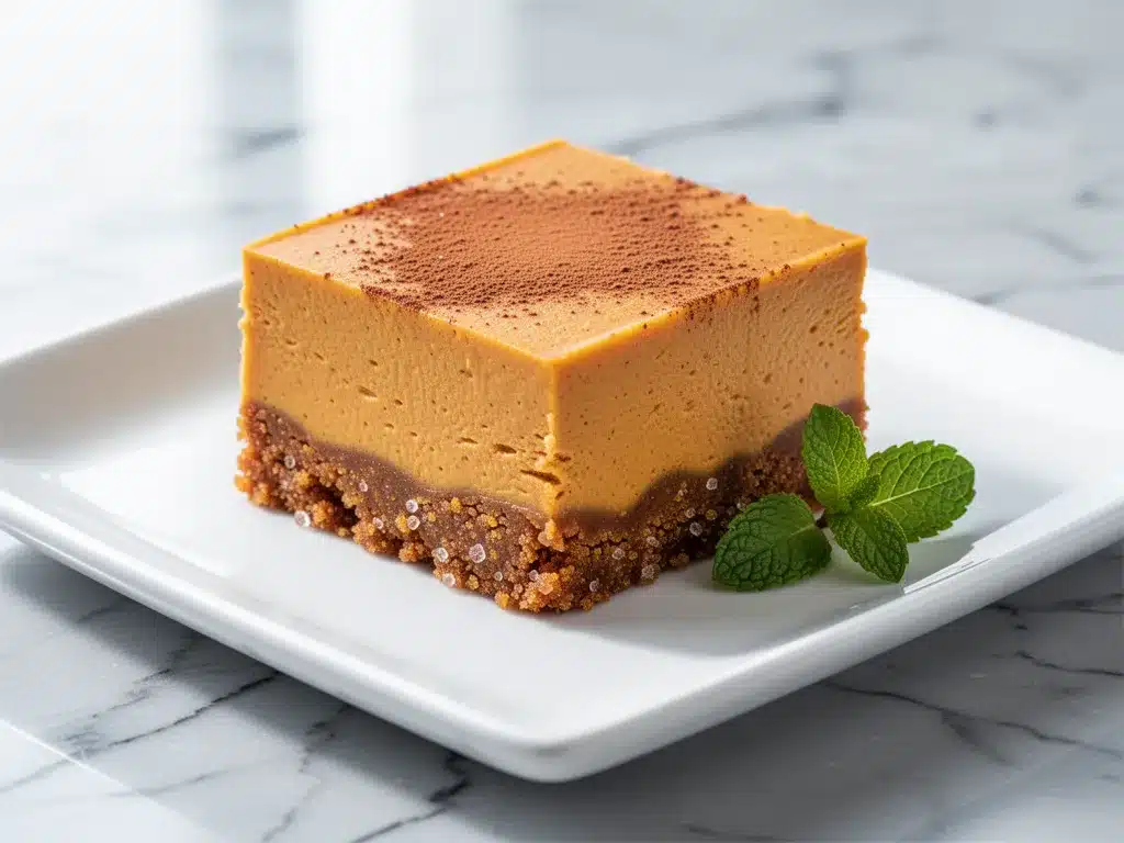 No-Bake Pumpkin Cheesecake Bars: Easy Holiday Dessert 4 no-bake pumpkin cheesecake bars preparation steps