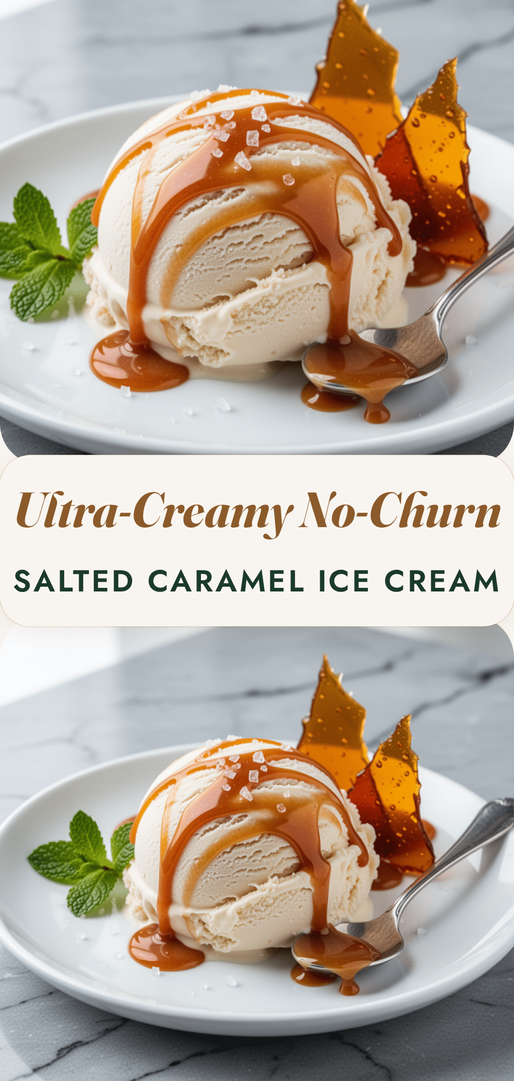 Ultra-Creamy No-Churn Salted Caramel Ice Cream: 3-Ingredient Dessert 5 no-churn salted caramel ice cream recipe