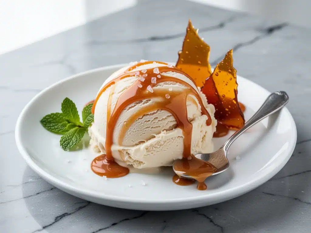 Home 4 no-churn salted caramel ice cream - featured image