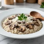one-pot mushroom risotto - featured image