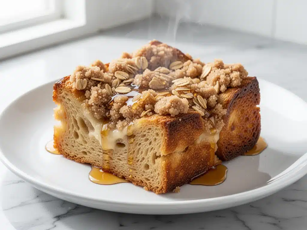 overnight french toast casserole - featured image