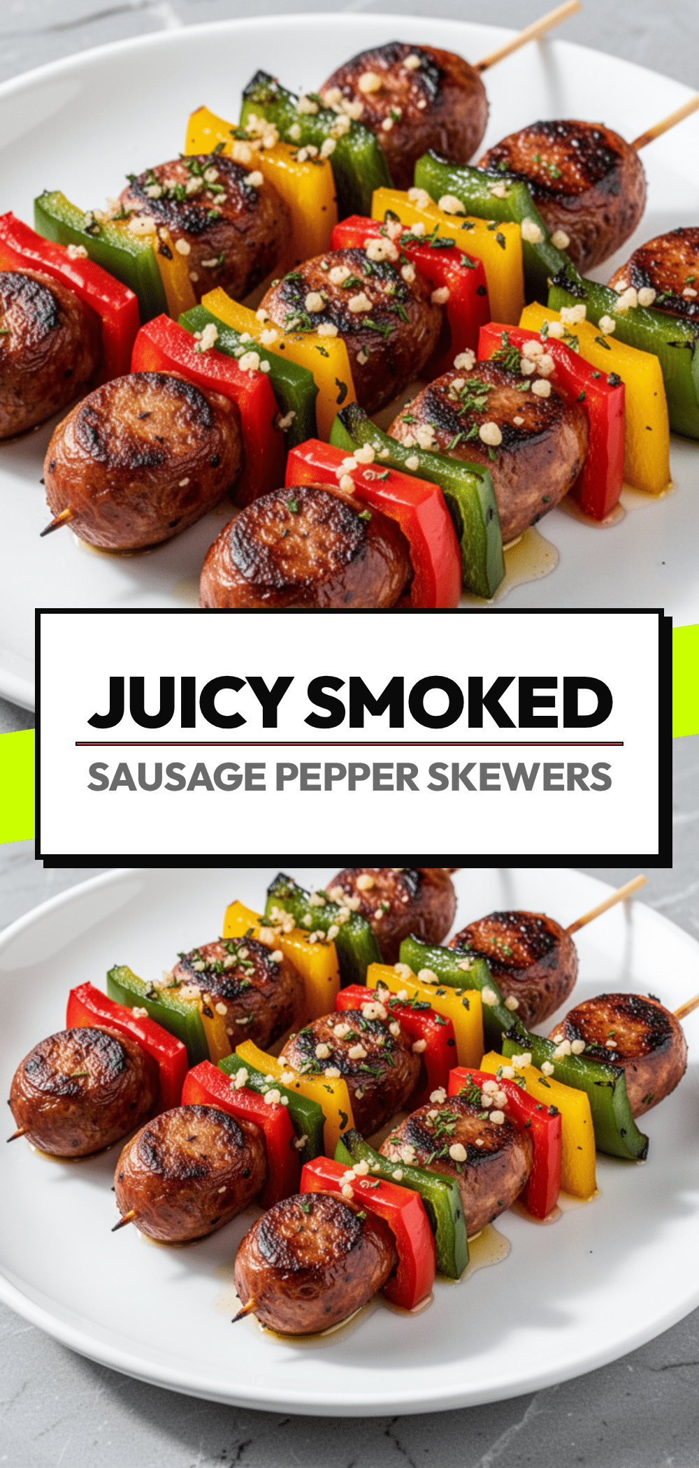 Smoked Sausage Pepper Skewers: Best Easy BBQ Recipe 5 smoked sausage pepper skewers recipe