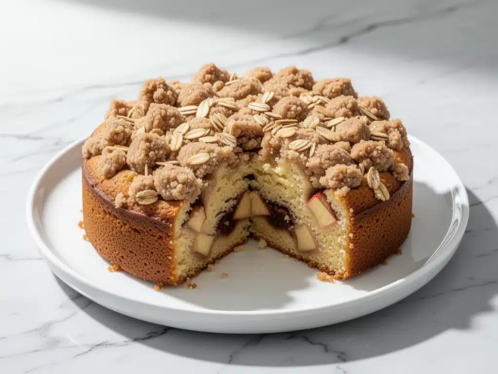 Home 6 Soft Apple Cinnamon Coffee Cake - featured image
