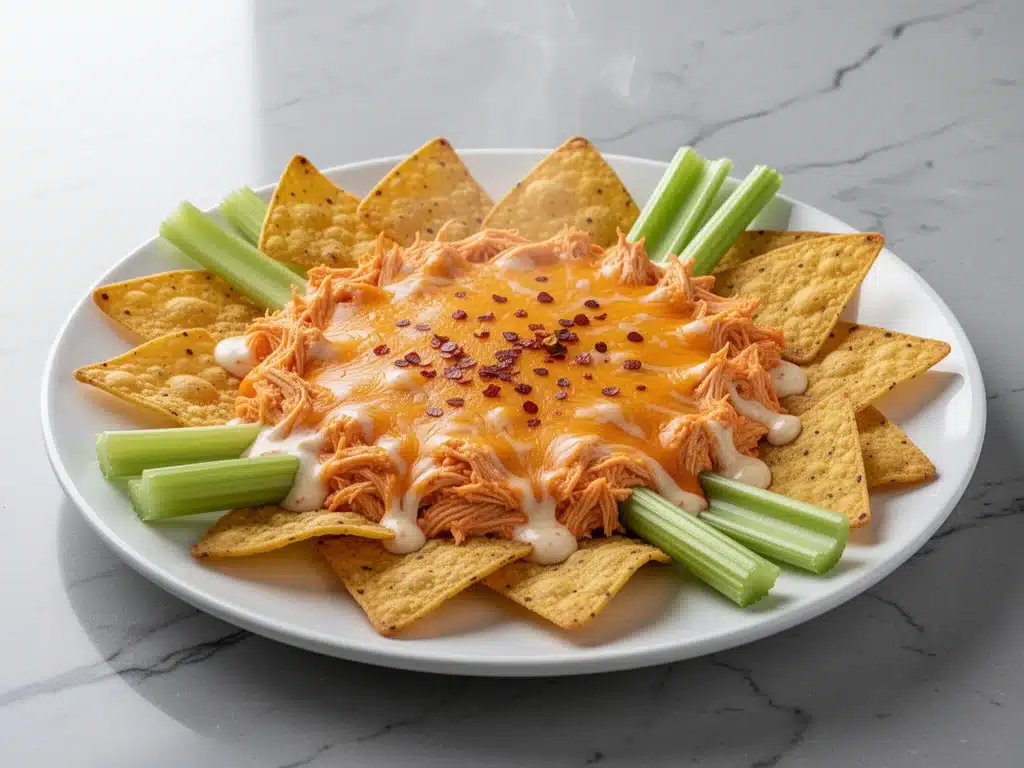 Spicy Buffalo Chicken Dip - featured image