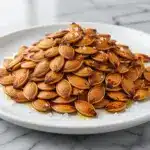 sweet and spicy roasted pumpkin seeds - featured image