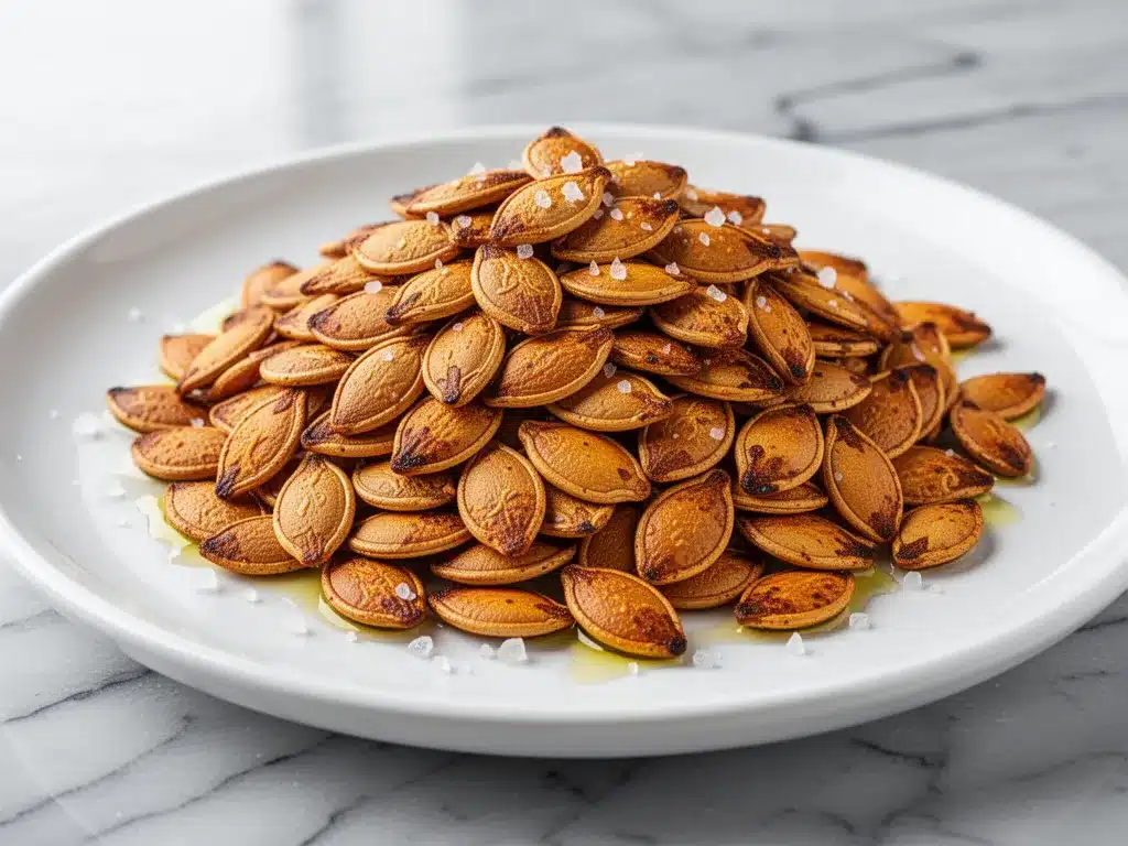 Sweet and Spicy Roasted Pumpkin Seeds: Easy 3-Ingredient Snack 4 sweet and spicy roasted pumpkin seeds preparation steps