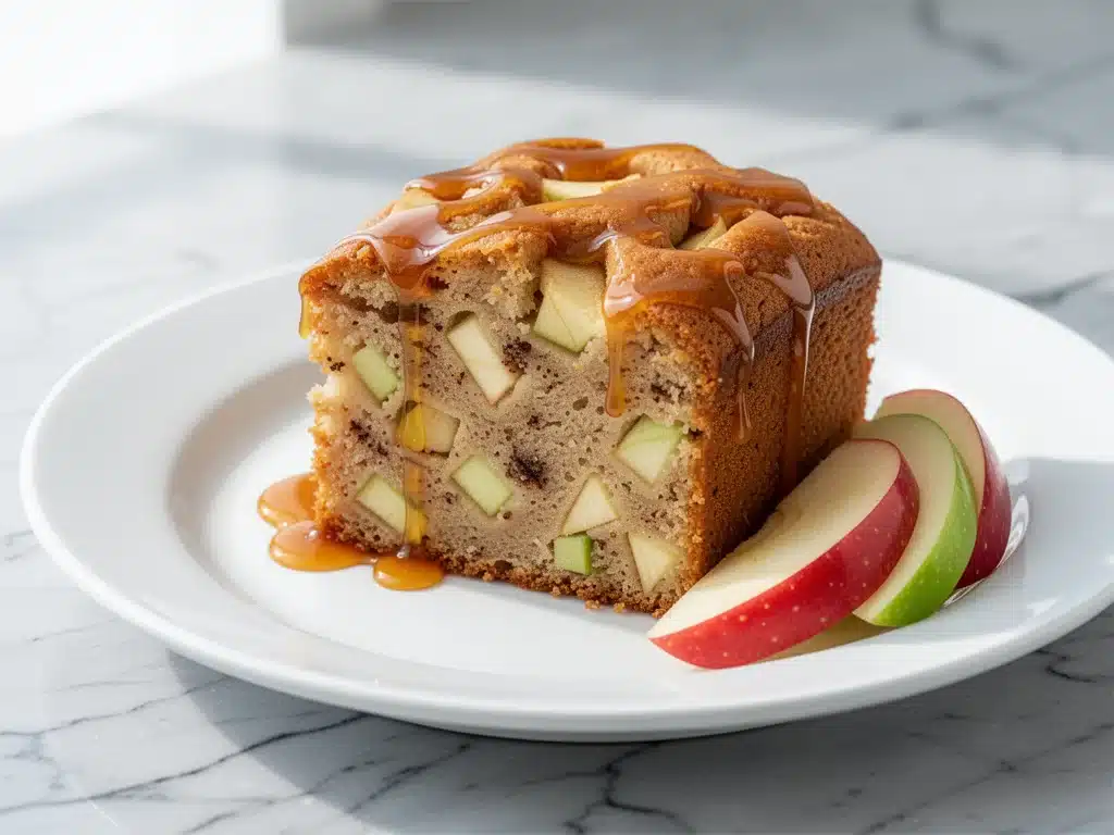 Ultra-Moist Apple Dapple Cake with Caramel Glaze - featured image