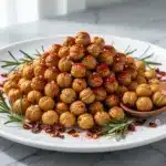 vegan roasted chickpeas - featured image