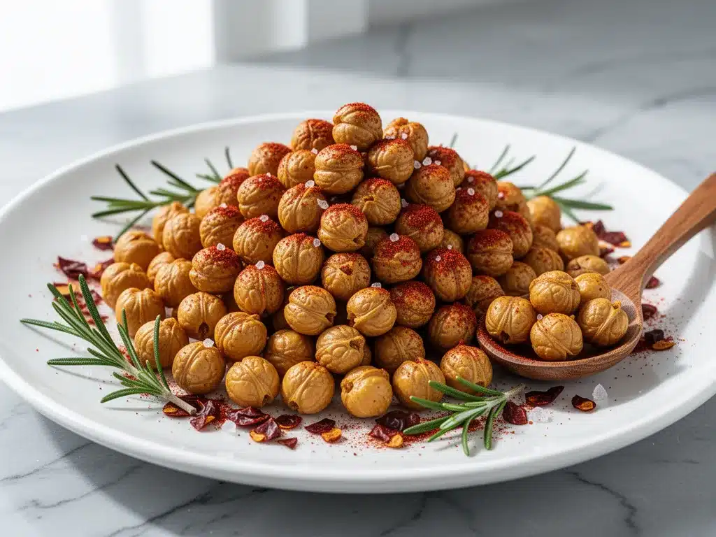 Vegan Roasted Chickpeas: Easy Smoked Paprika Snack Mix 4 vegan roasted chickpeas preparation steps