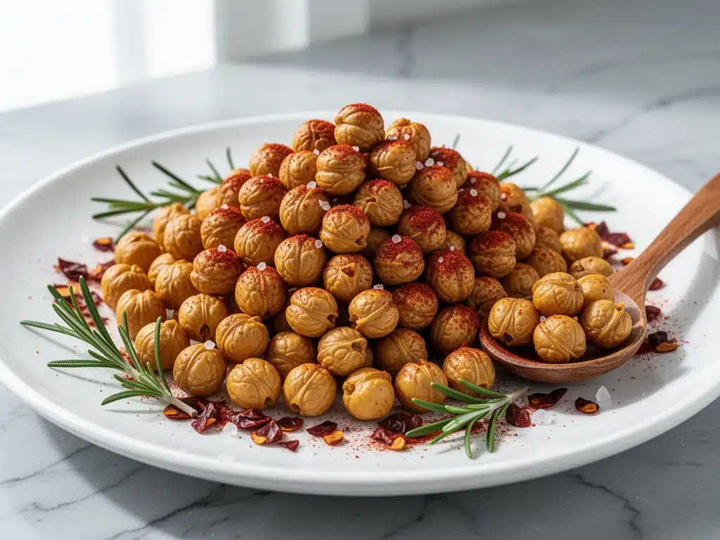 vegan roasted chickpeas - featured image