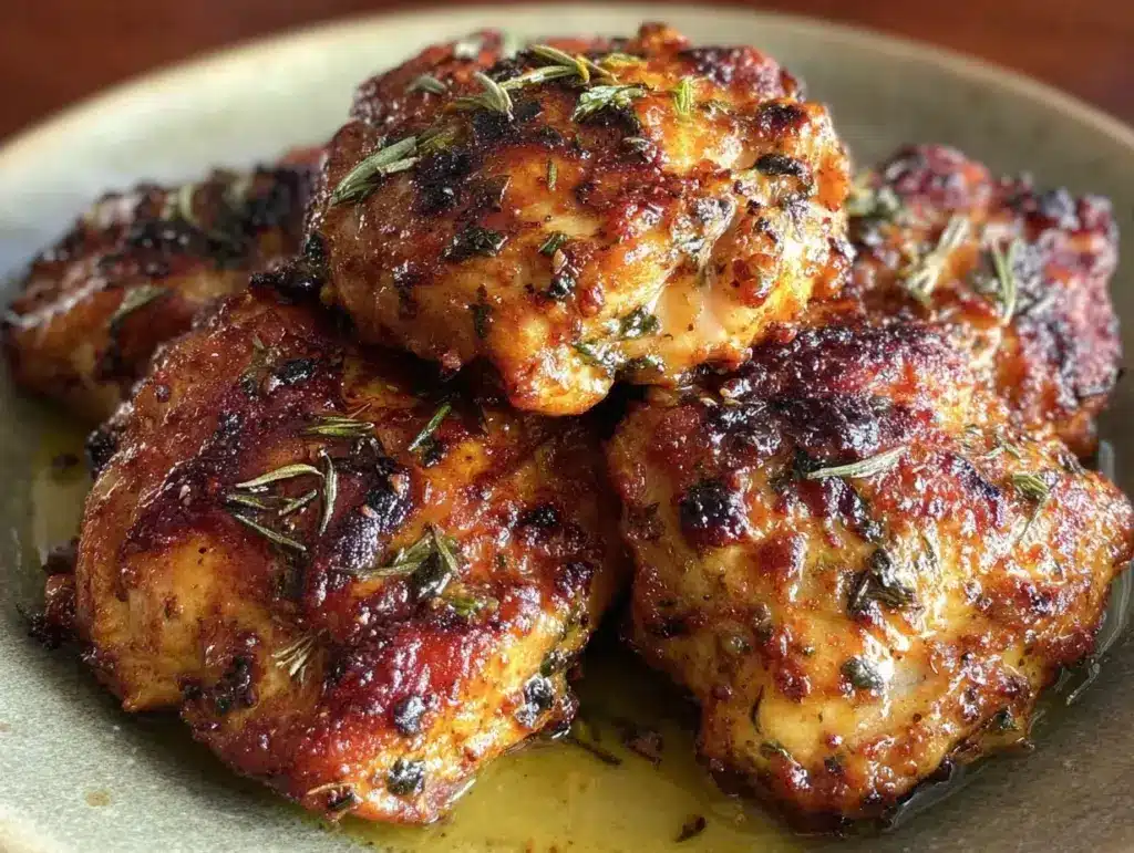 air fryer chicken thighs meal prep - featured image