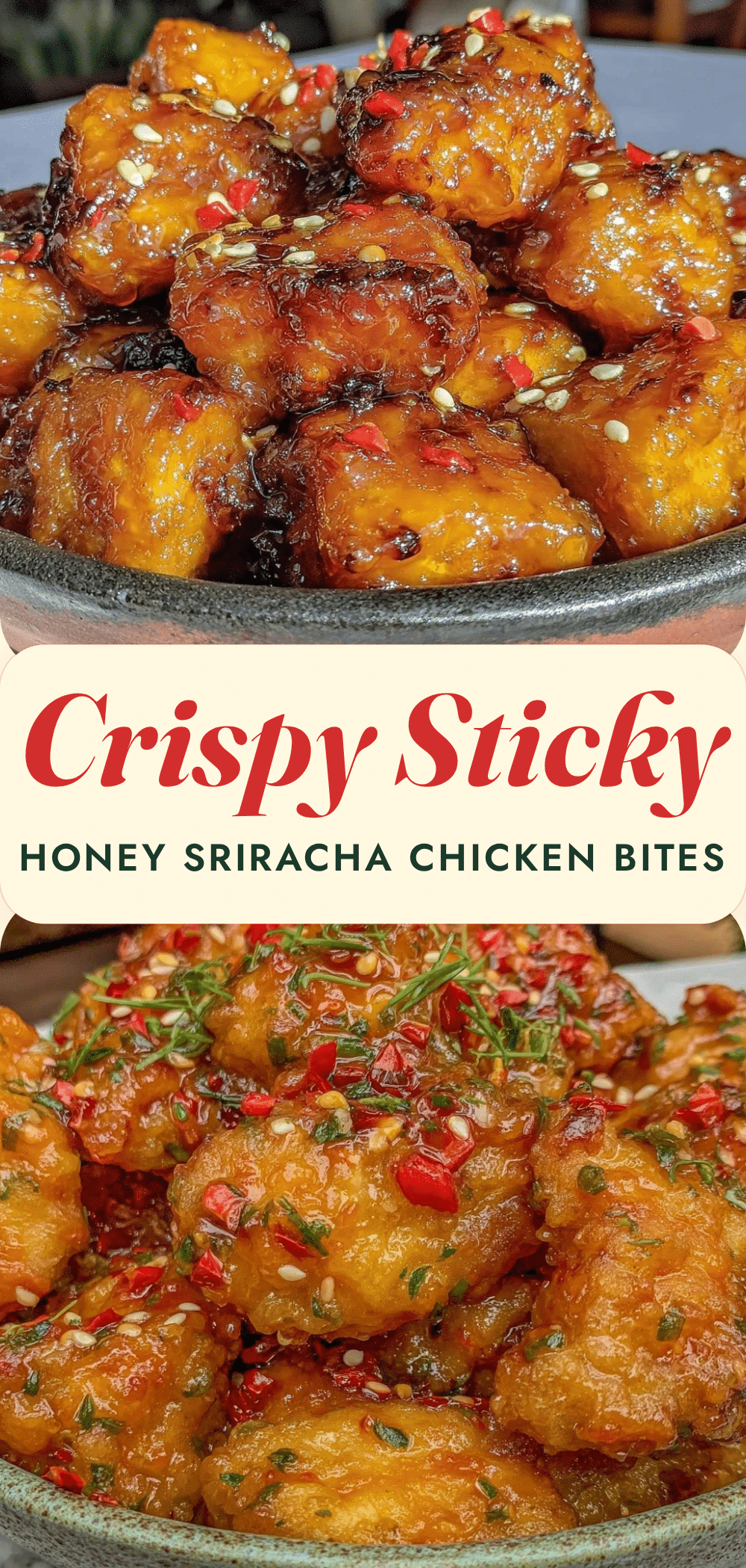 Air Fryer Sticky Honey Sriracha Chicken Bites: Easy 5pm Dinner 5 air fryer sticky honey sriracha chicken bites recipe