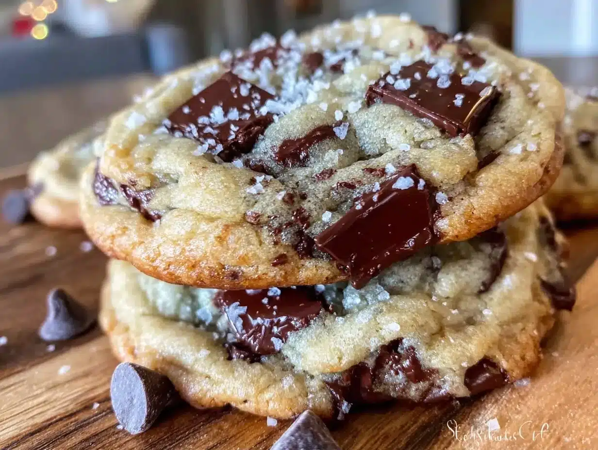 Bakery-Style Chocolate Chip Cookies Thick Chewy: 6 Ingredients 4 bakery-style chocolate chip cookies preparation steps